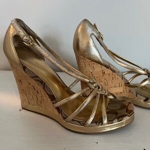 Coach summer wedges